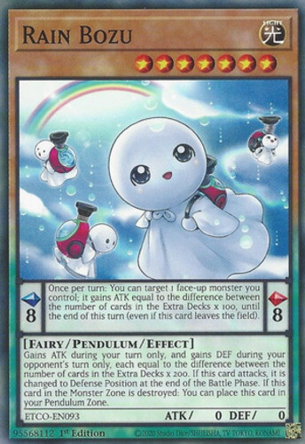 Rain Bozu ETCO-EN093 Common 1st Edition x3 Near Mint