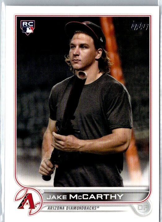 2022 Topps Series 2 Jake McCarthy RC #370 Image Variation Arizona Diamondbacks