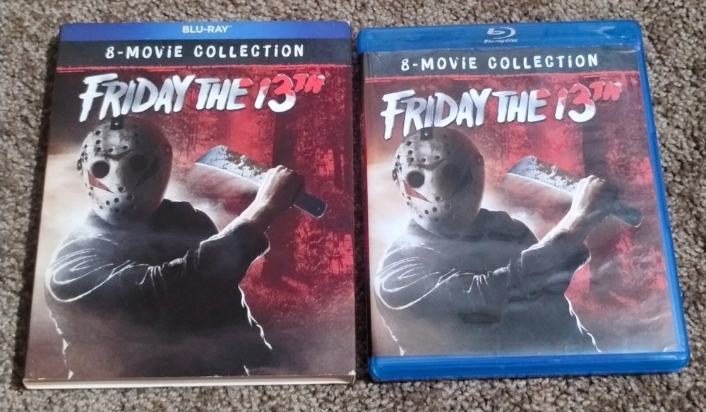 Friday the 13th 8-Movie Collection (Blu Ray, 2018, 6-Disc Box Set w Slipcover)