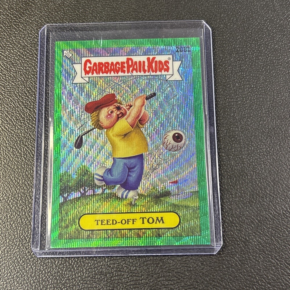 2023 Garbage Pail Kids Chrome Teed-Off Tom Green Refractor 145/299