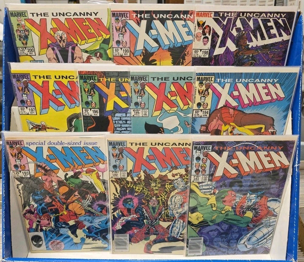Uncanny X-Men 191 192 193 194 195 196 197 198 199 200 (Marvel) Fn-Vf