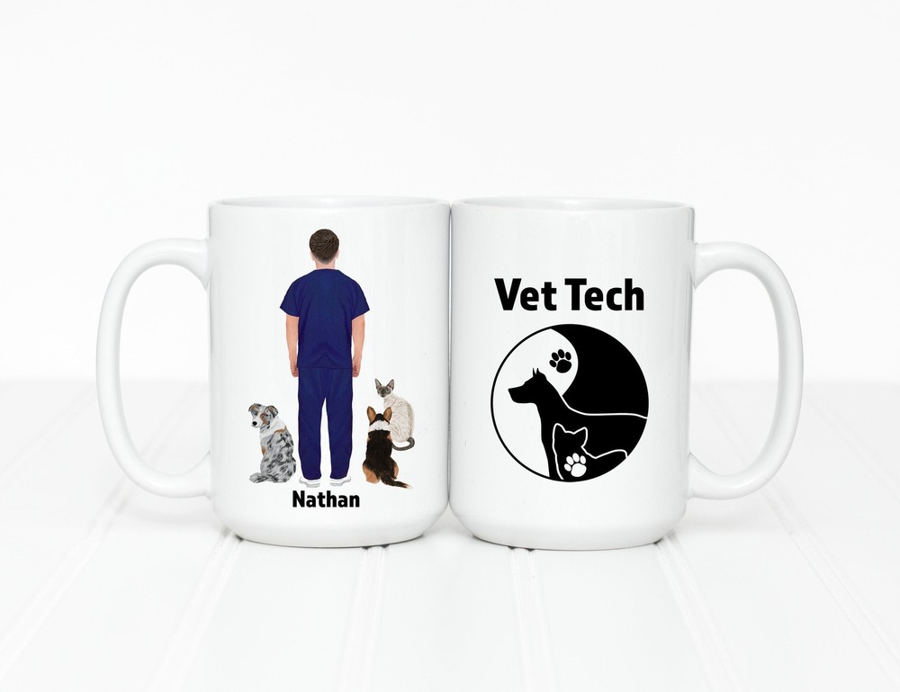Personalized Vet Tech Mug Graduation Gift Veterinary Graduation Gift Veterinary