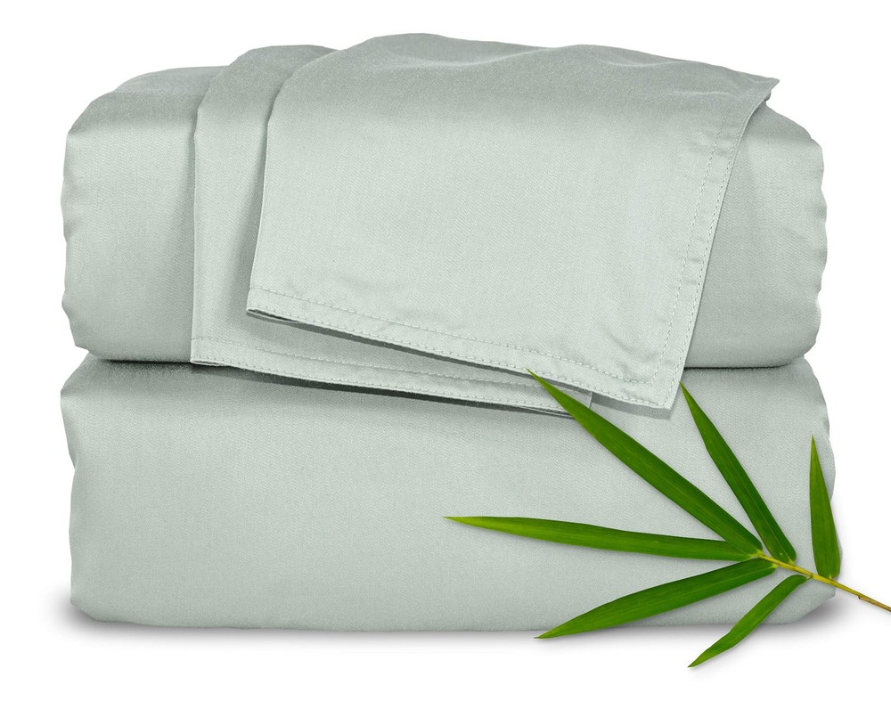 Twin Sheets by , Genuine 100% Organic Viscose Derived from Bamboo Bed Sheet S...