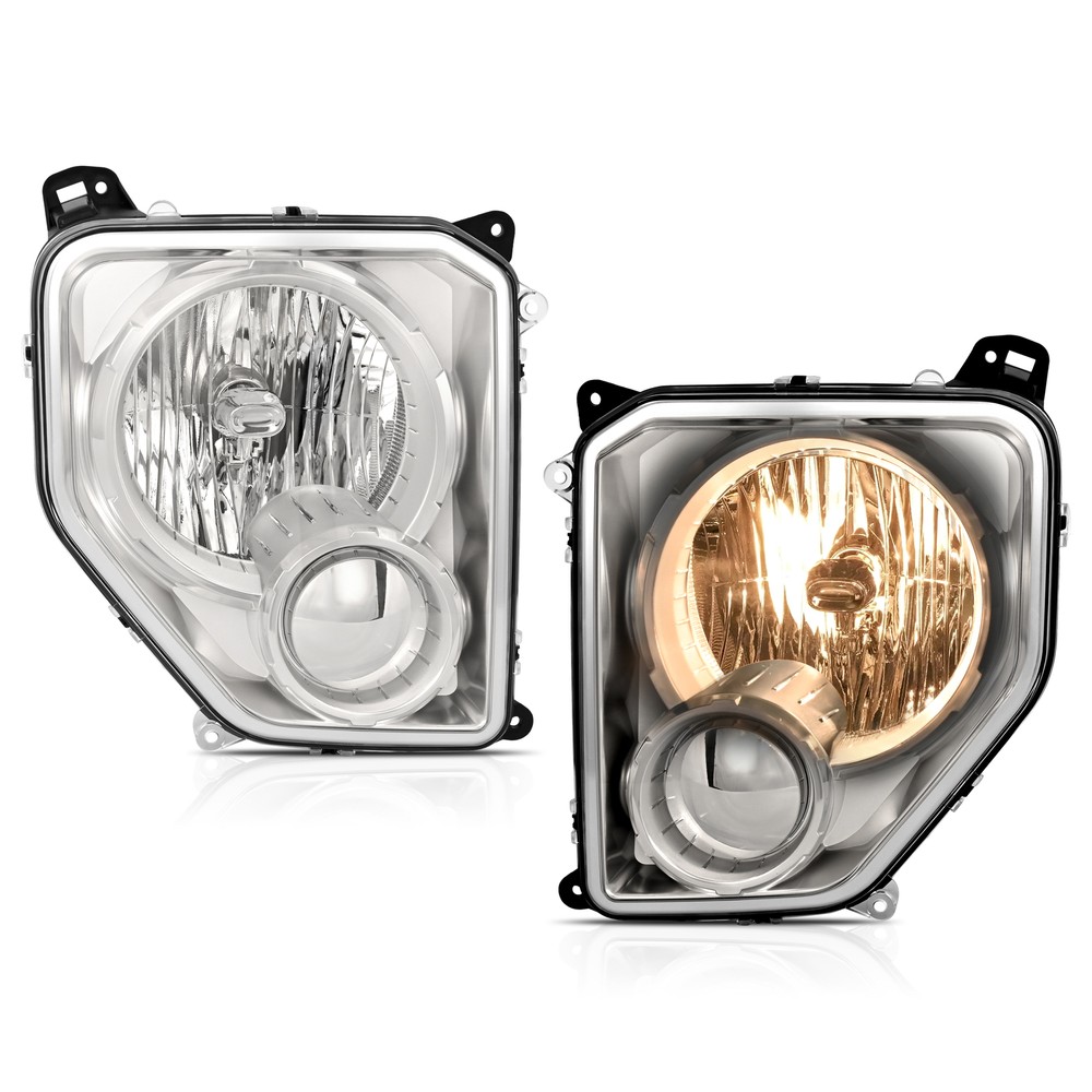 2008-2012 Jeep Liberty Halogen Headlight Assembly Without Fog Light