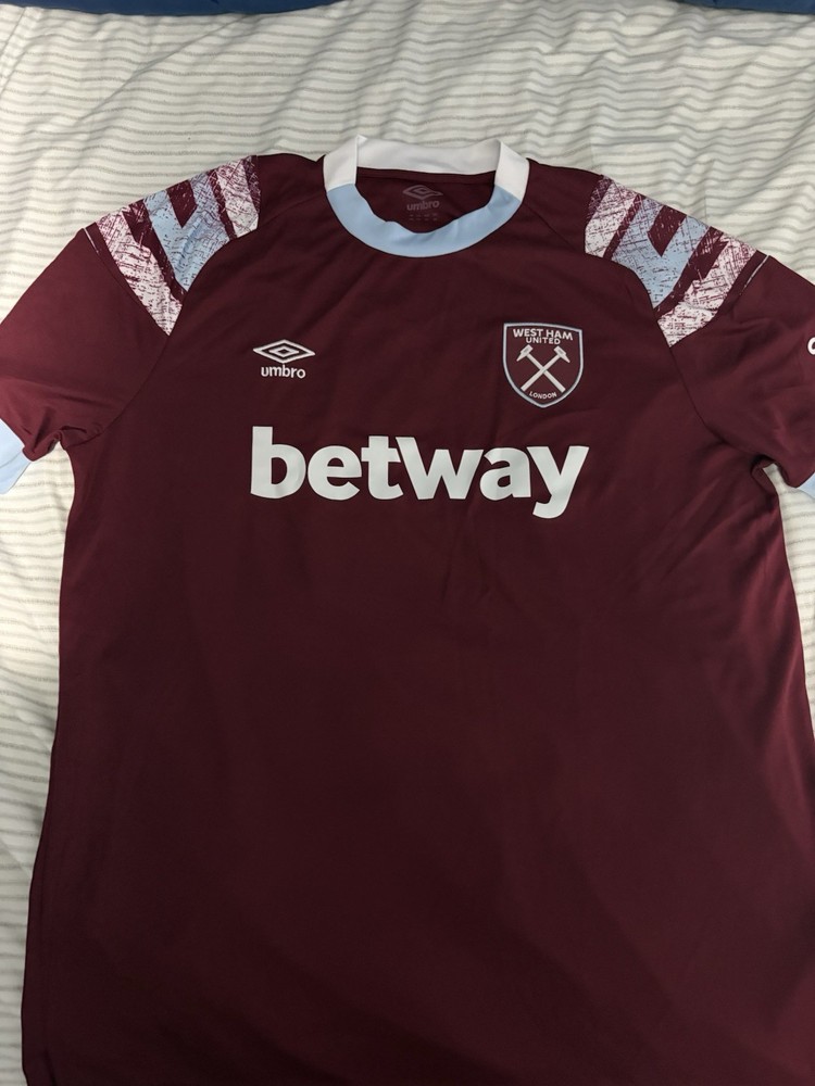 2022/2023 West Ham United Home Jersey Size 2XL