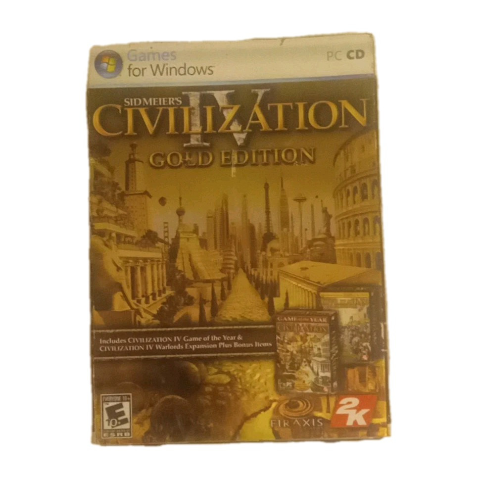 Sid Meier's Civilization IV: Gold Edition (PC, 2007)