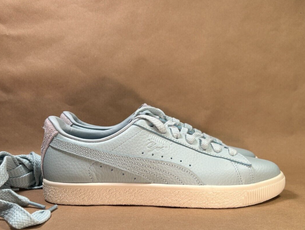 Puma Clyde Premium Frosted Dew Sneakers, New! Men's 9