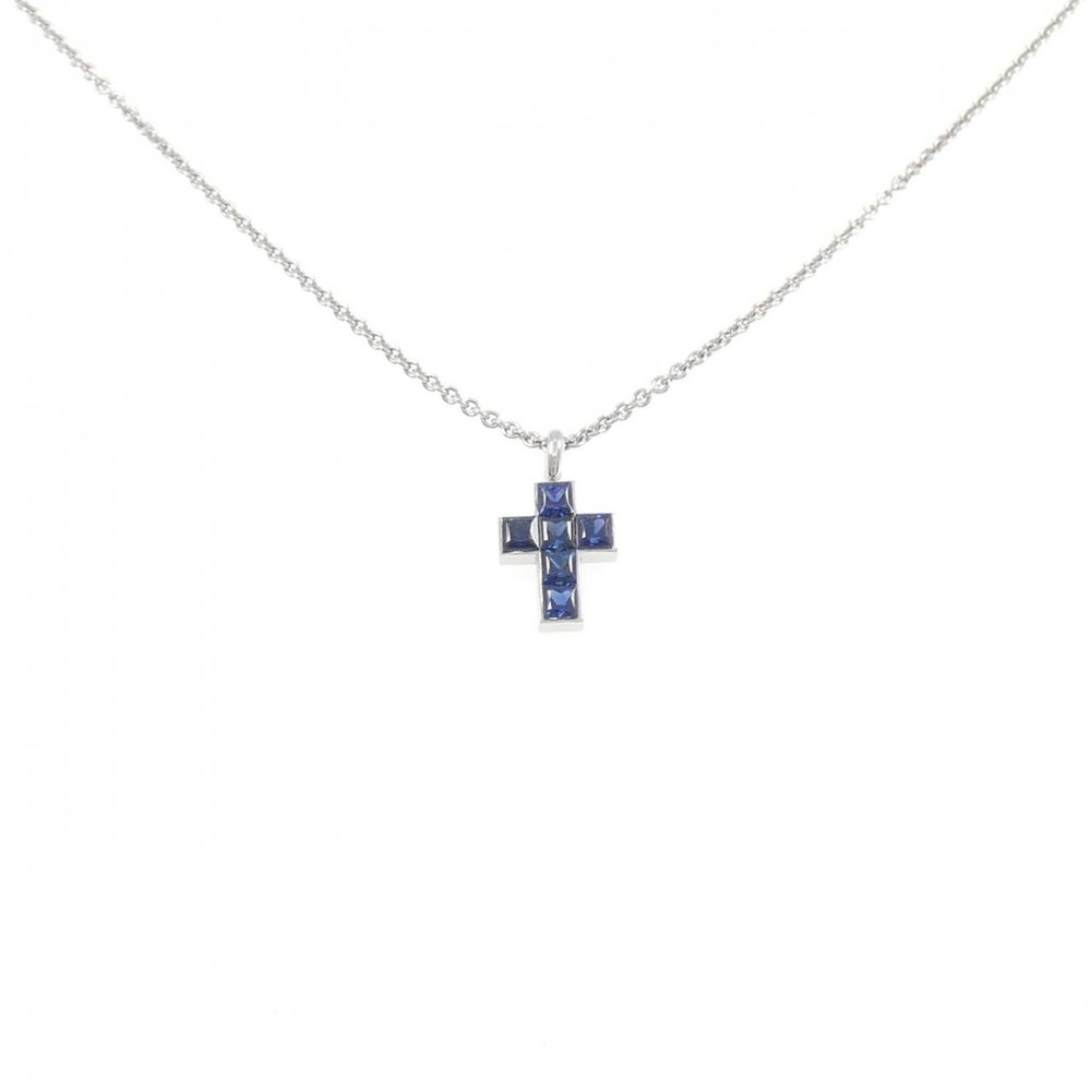 Authentic Cartier Sapphire Necklace #230-000-389-6630