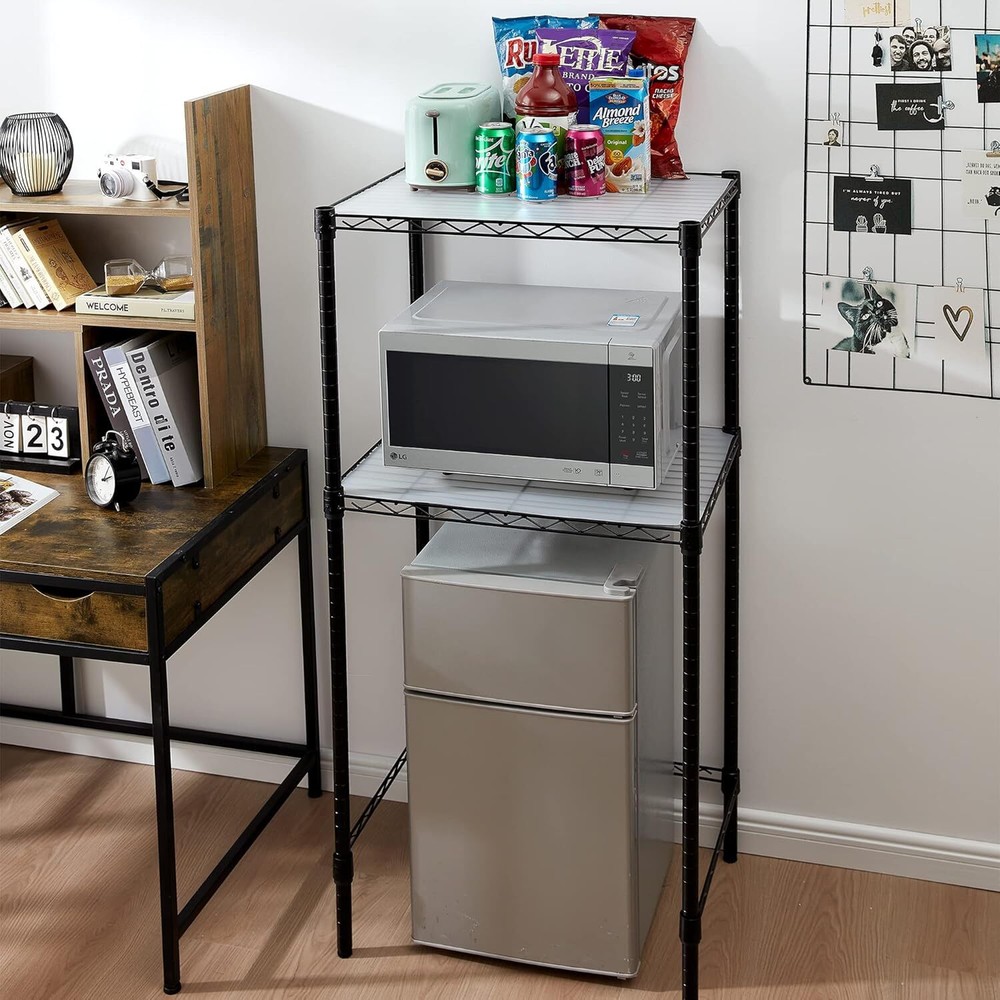 Mini shelf - Adjustable metal shelf unit - black USA