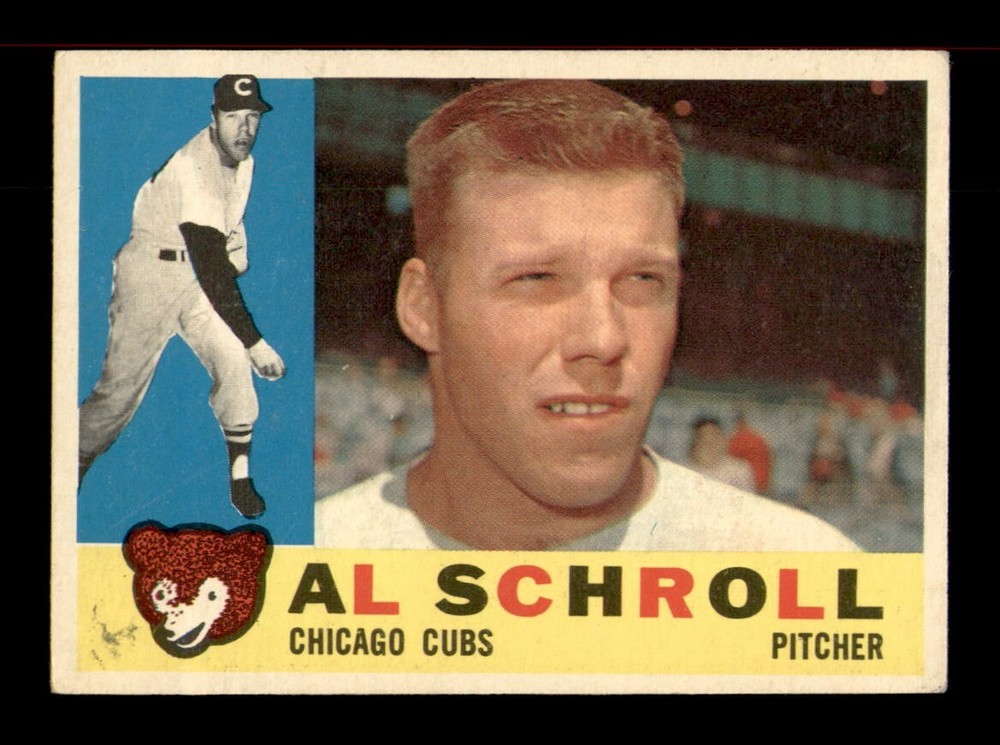 1960 Topps Set Break #357 Al Schroll EX *OBGcards*