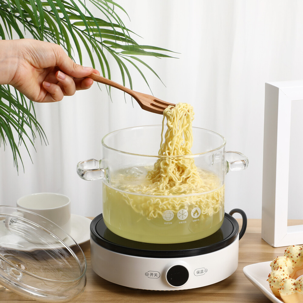 Saucepan with Lid Glass Gooseneck Kettle Frying Pans Nonstick