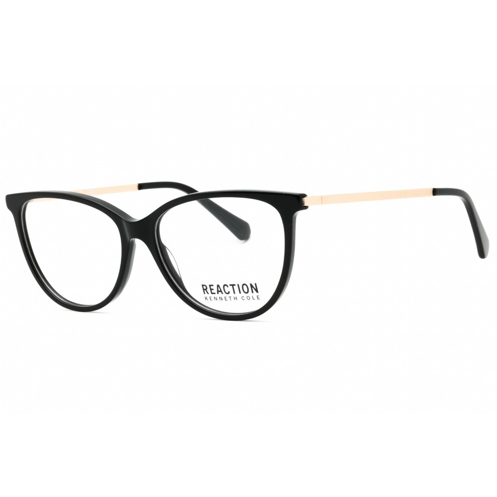 Kenneth Cole Reaction Women's Eyeglasses Shiny Black Cat Eye Frame KC0955 001