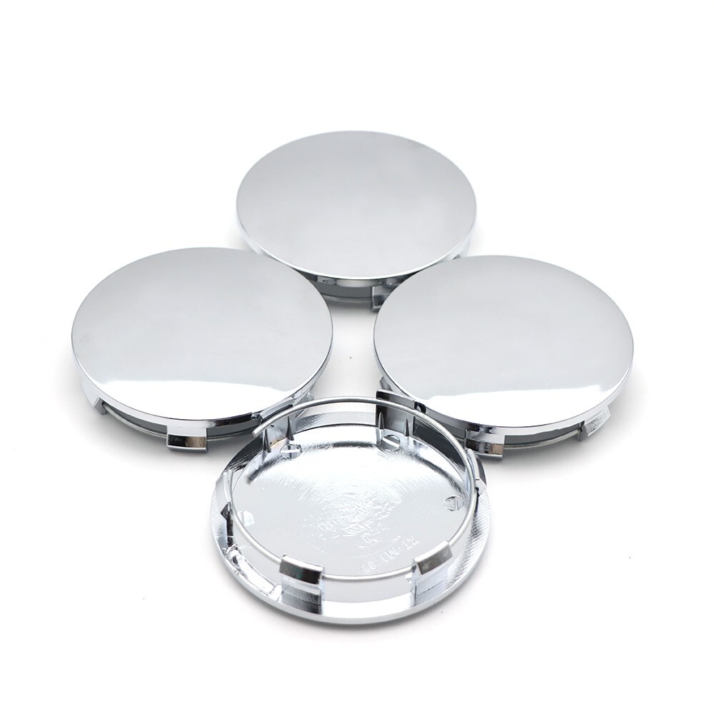 4pcs 83mm Gloss Chrome Wheel Center Hub Caps For Silverado Suburban Tahoe