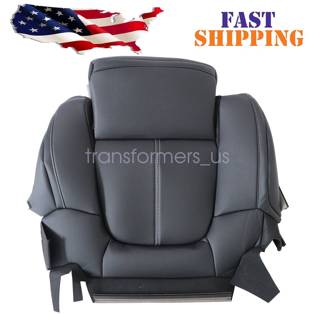 For 2011-2018 Porsche Cayenne 958 Driver Bottom Replacement Seat Cover Black