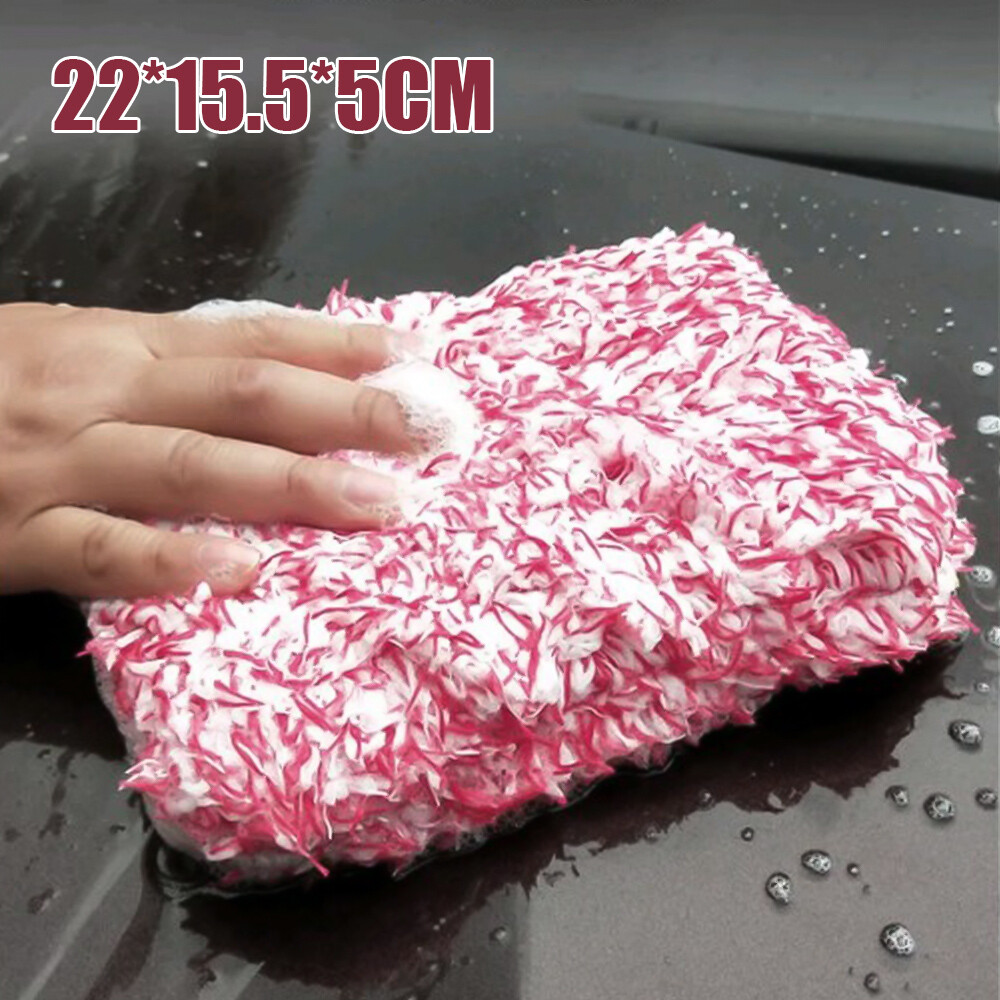1Pc Ultra-Soft Car Wash Sponge with Superior Water Absorption and Dust Blocking for Effortless Cleaning