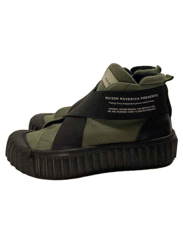 Maison Maverick s High Cut Sneaker Boots/Grn/High Slip-On/Hig