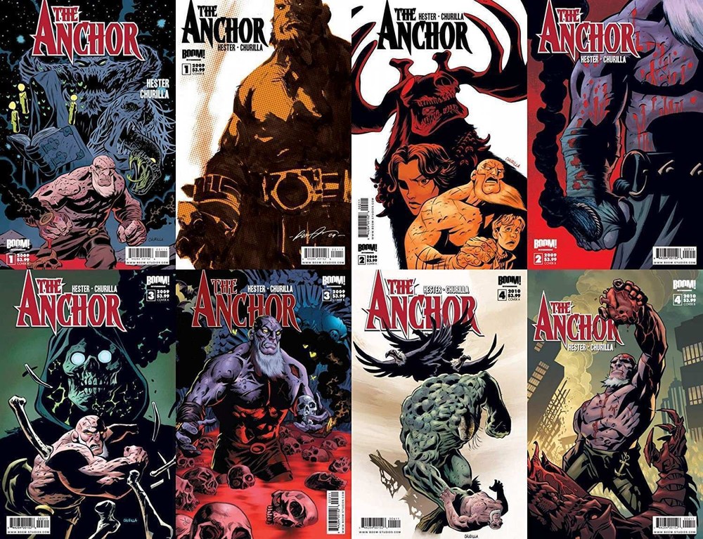 The Anchor #1-4 (2009-2010) Limited Series Boom! Studios - 8 Comics