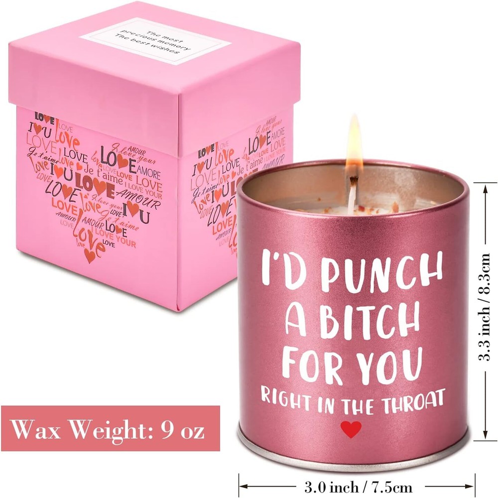Elegant scented candle - perfect romantic gift for her