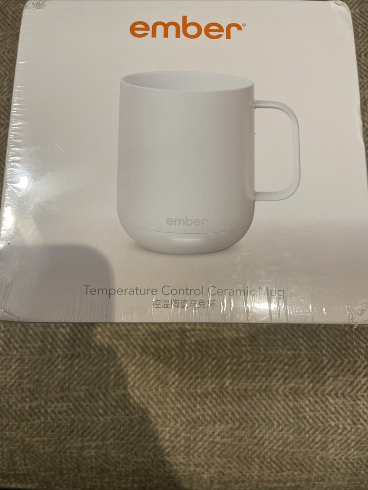 Ember Smart Mug 10oz White - Temperature Control Ceramic - Brand New Sealed