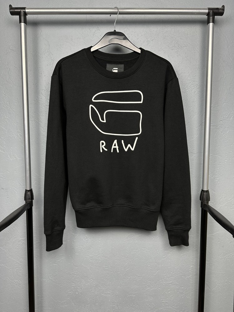 G Star Raw Mens Outline Crew Neck Sweatshirt Size S