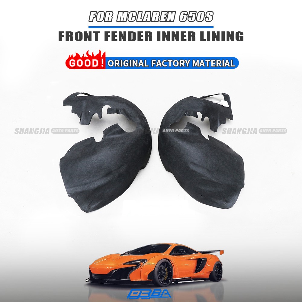 2X For Mclaren 650S Front Left Right wheel arch Inner Fender lining 11A8140CP/41