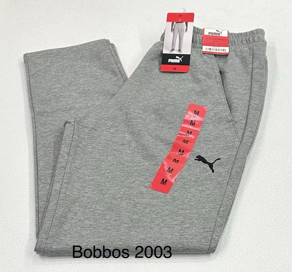 Puma Men's Lightweight with Pockets Jogger, Gray, Size M