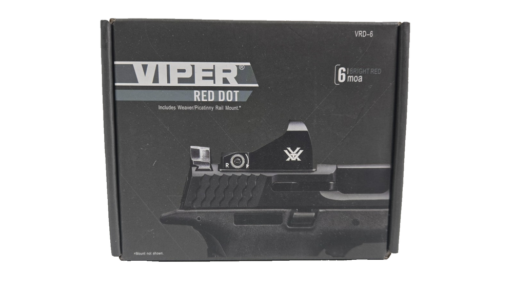 Vortex VRD-6 Viper 6 MOA Red Dot Sight with Pic Rail Mount  