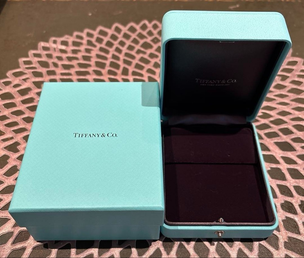 Tiffany & Co Japan used empty jewelry earring case box