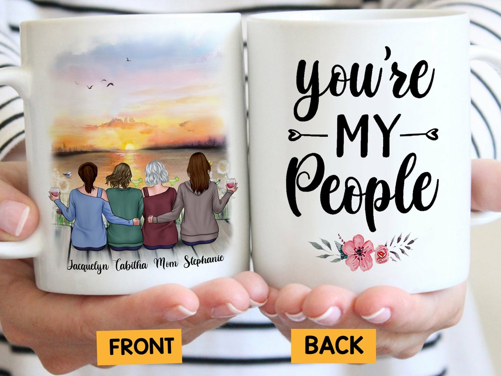 You're My People Mug Personalized Best Friend Mug Bestie Mug Bff Mug Birthday