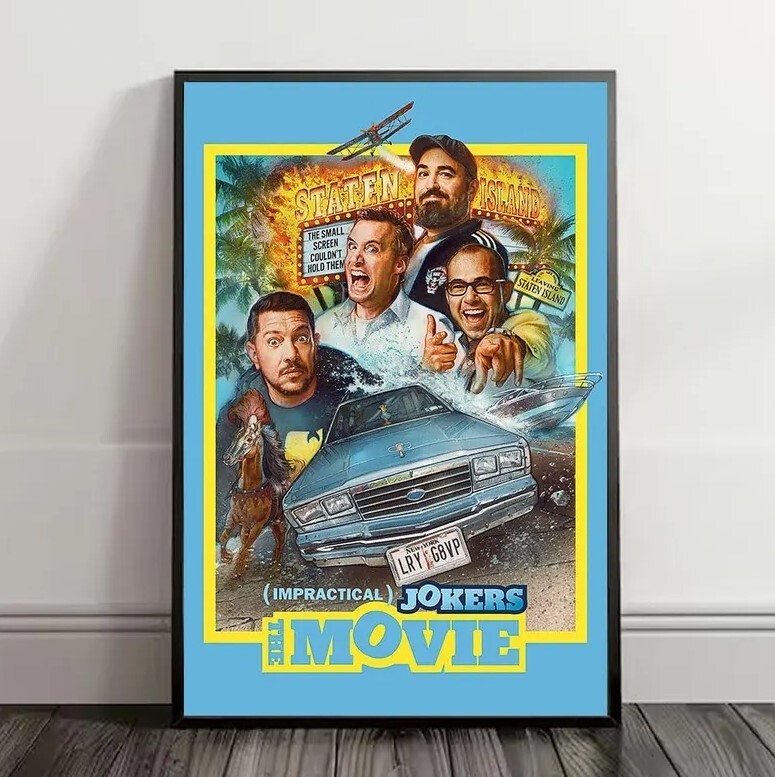 Impractical Jokers The Movie (2020) Movie Poster, Art gift, Souvenir, Attraction