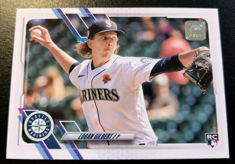 2021 Topps Update Series Logan Gilbert RC #US318 Rookie Card