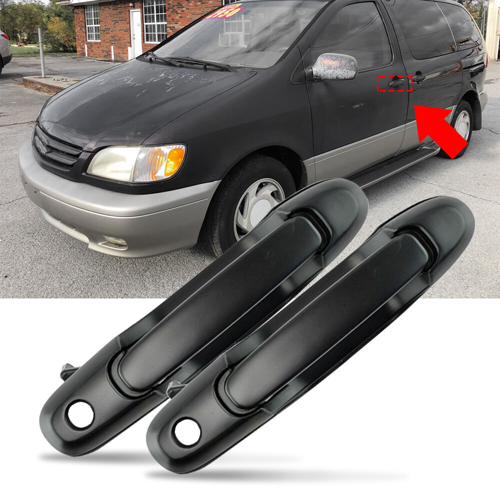 Set Sliding Front Passenger & Driver Side For Toyota Sienna 1998-03 Door Handle