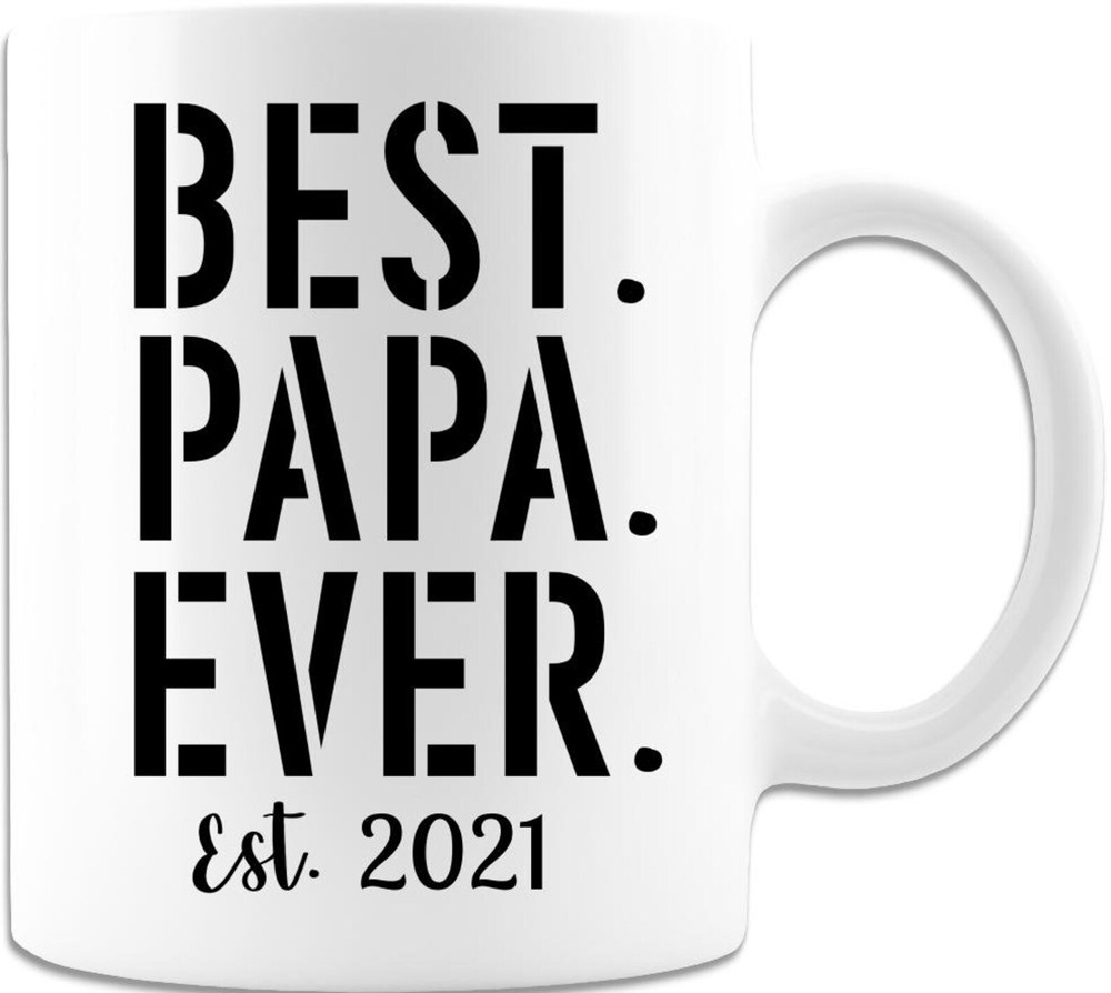 Personalized Best Papa Ever Coffee Or Tea Mug Premium Quality Pregnancy