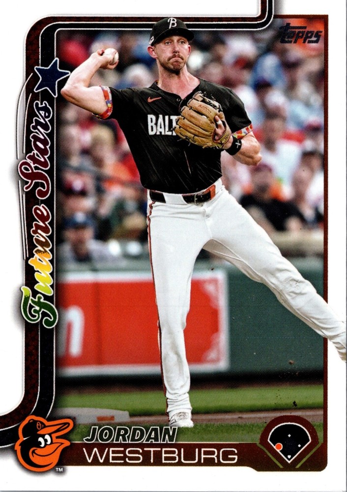 Jordan Westburg 2025 Topps Series 1 Future Stars #142 Rookie Card