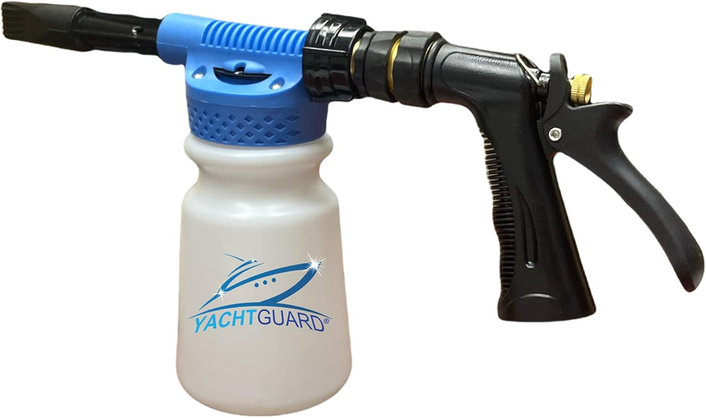 Heavy Duty Foam Gun Soap Dispenser with Adjustable Hose Nozzle for Car Washing