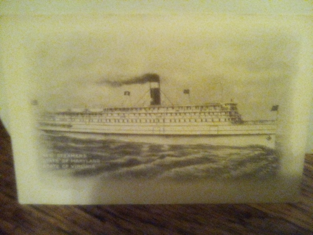 State of Virginia Steamer Old Bay Line Postcard Baltimore Steam Packet