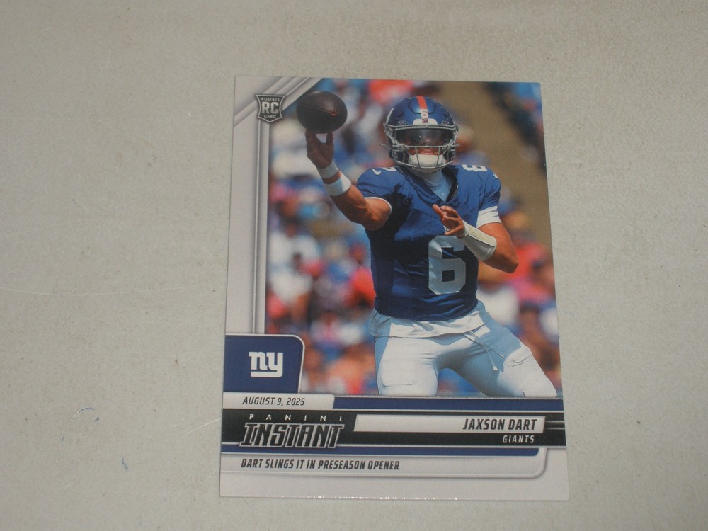 2025 Panini Instant #13 Jaxson Dart /1054 Rookie RC G