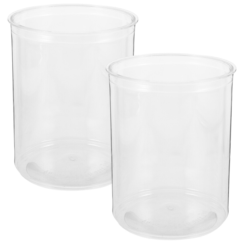 2-Pack Mini Desktop Aquarium for Goldfish and Hydroponic Plants