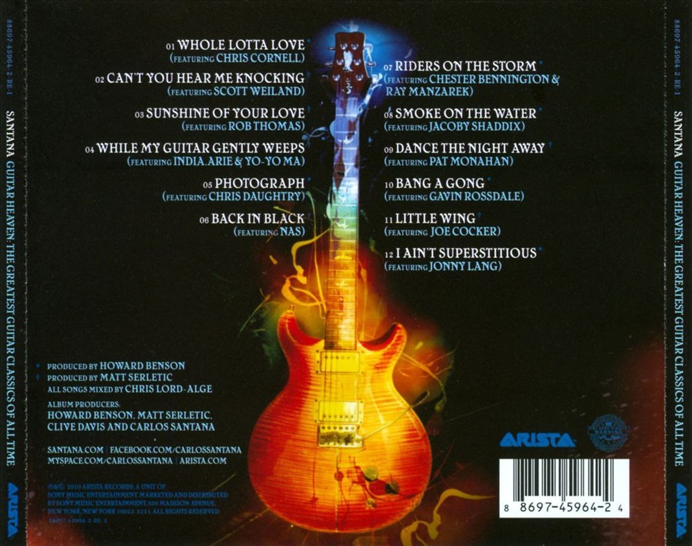 Santana Guitar Heaven Greatest Guitar Classics CD