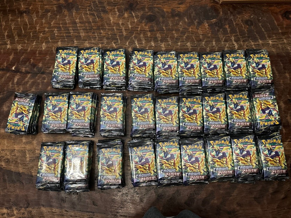 Pokemon Lot ×280 TCG Crown Zenith Booster Packs 280 Packs Total