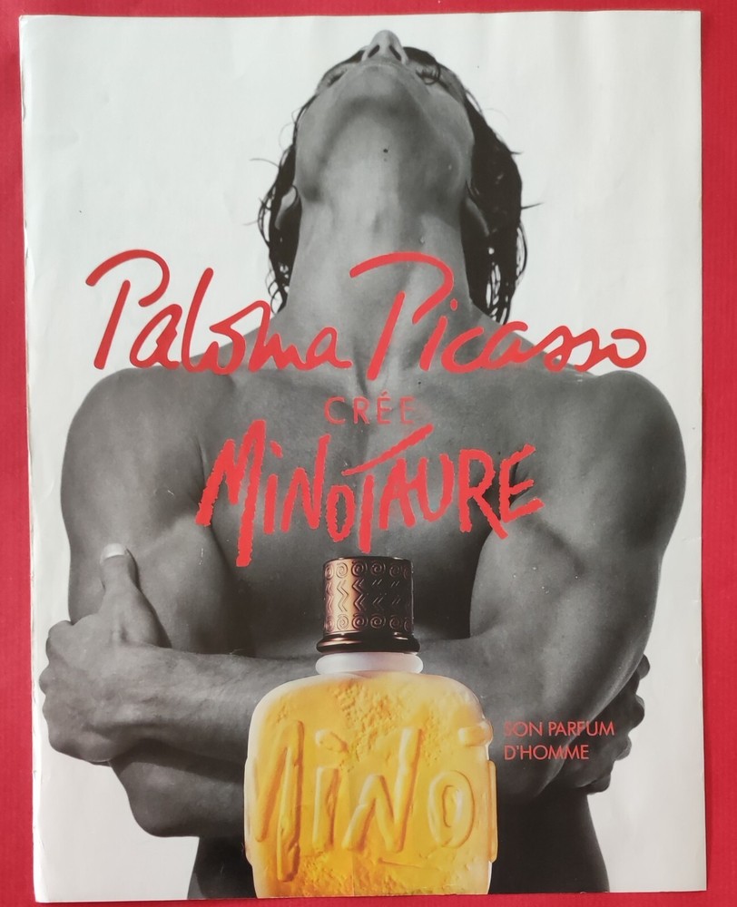 Press Advertisement: MINOTAUR Men's Perfume Created by Paloma PICASSO 1994