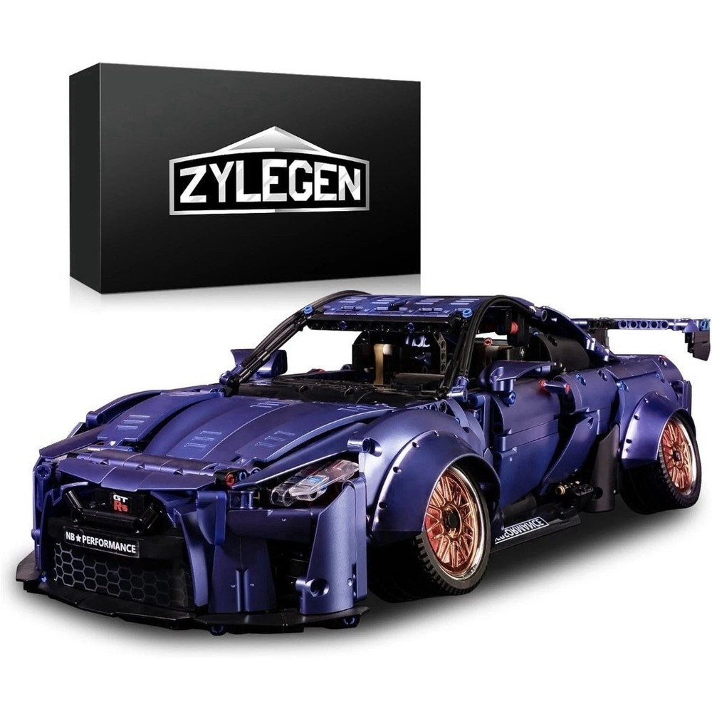 Zylegen GT-R Building Block Car 2389PCS Technic Style Model Kit New