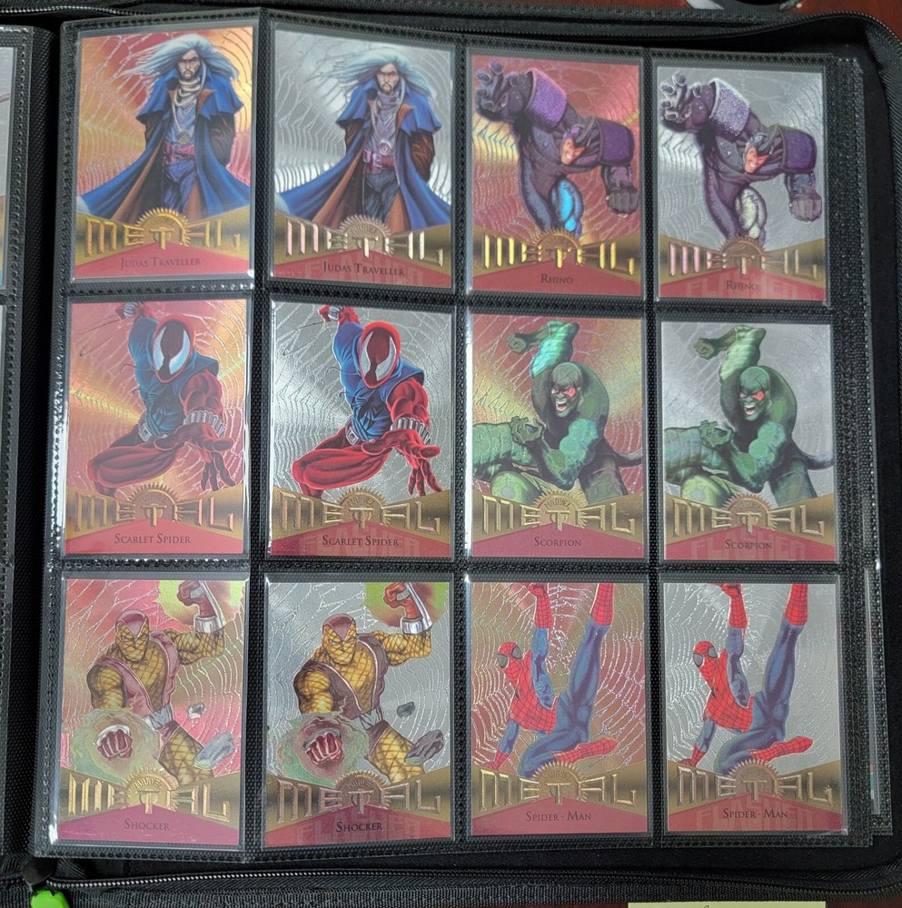 1995 Marvel Metal  Full Master Set
