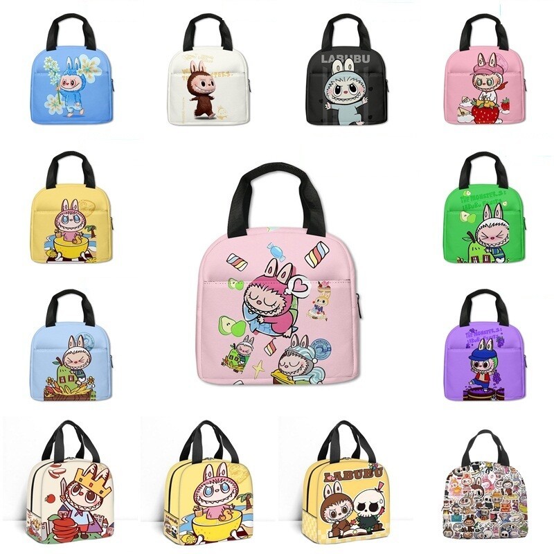 3D Cartoon Insulated Lunch Bag for Kids School Picnic Travel Snack Box Gift