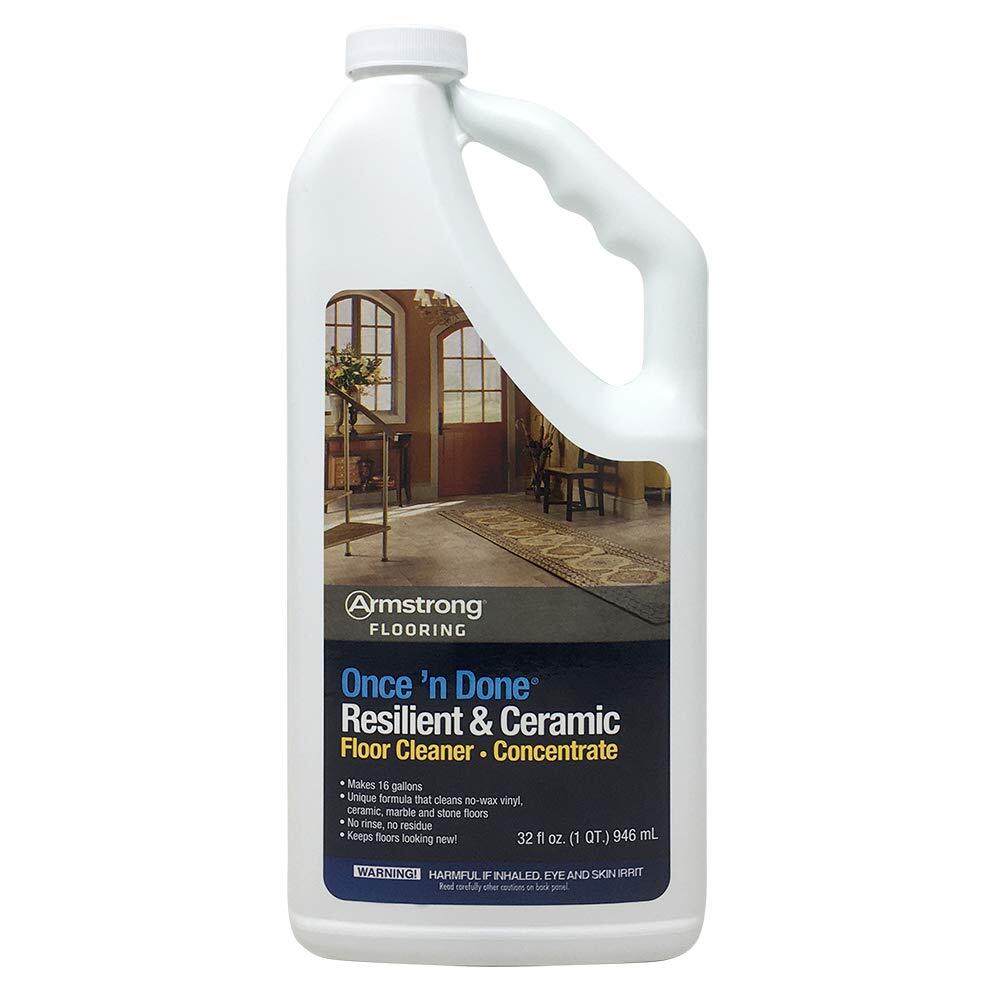 Armstrong Once'n Done Floor Cleaner 32oz - No-Rinse, No-Wax