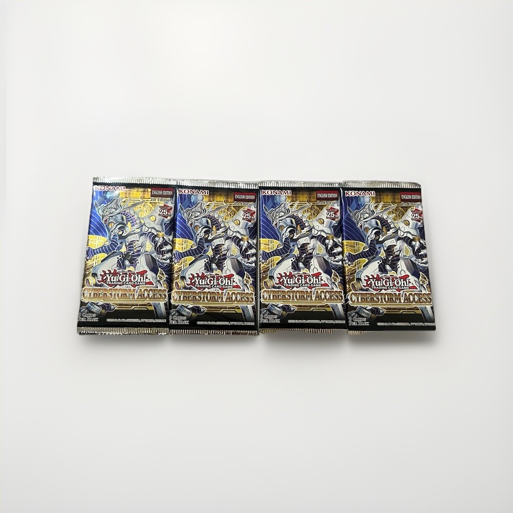 Yu-Gi-Oh Cyberstorm Access X4 Booster Packs 9 Cards Factory Sealed