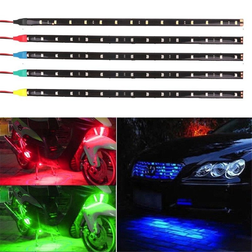 Waterproof LED Car Motor Vehicle Flexible Waterproof Strip Light Soft Stri l*a5