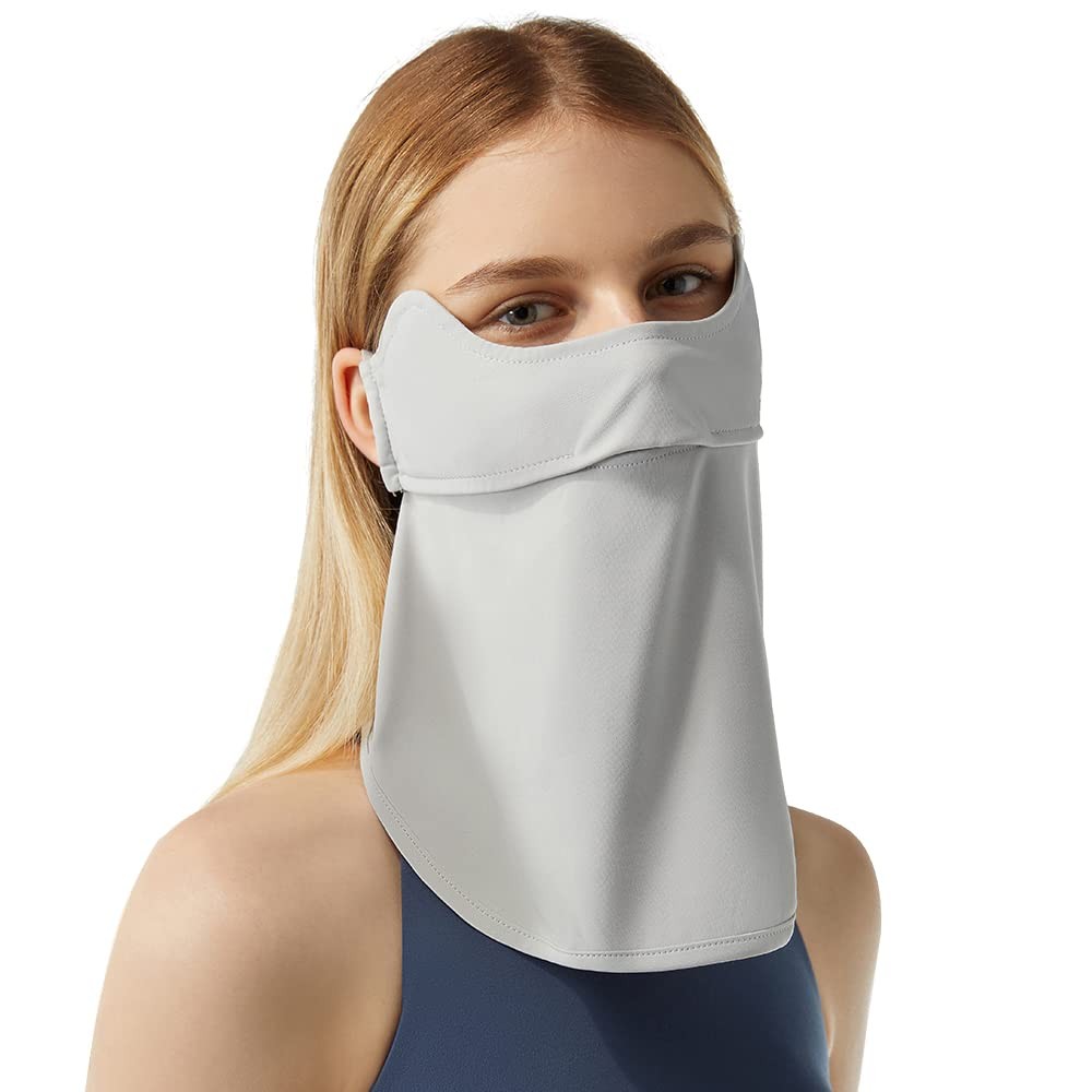 Neck Gaiter Face Scarf Sun Protection Balaclava Bandana with Ear Cover