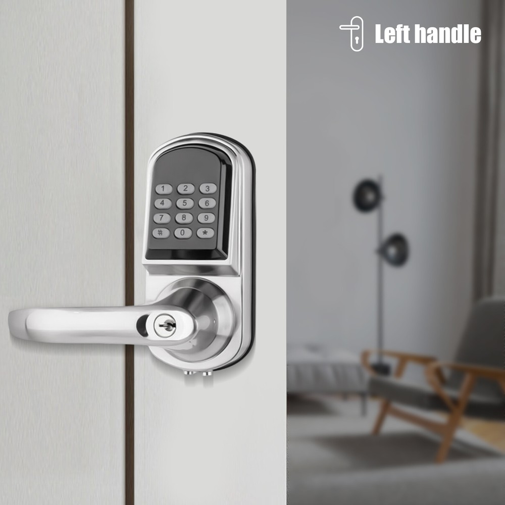 Keyless Entry Digital Code Keypad Mechanical Home Door Lock Set US