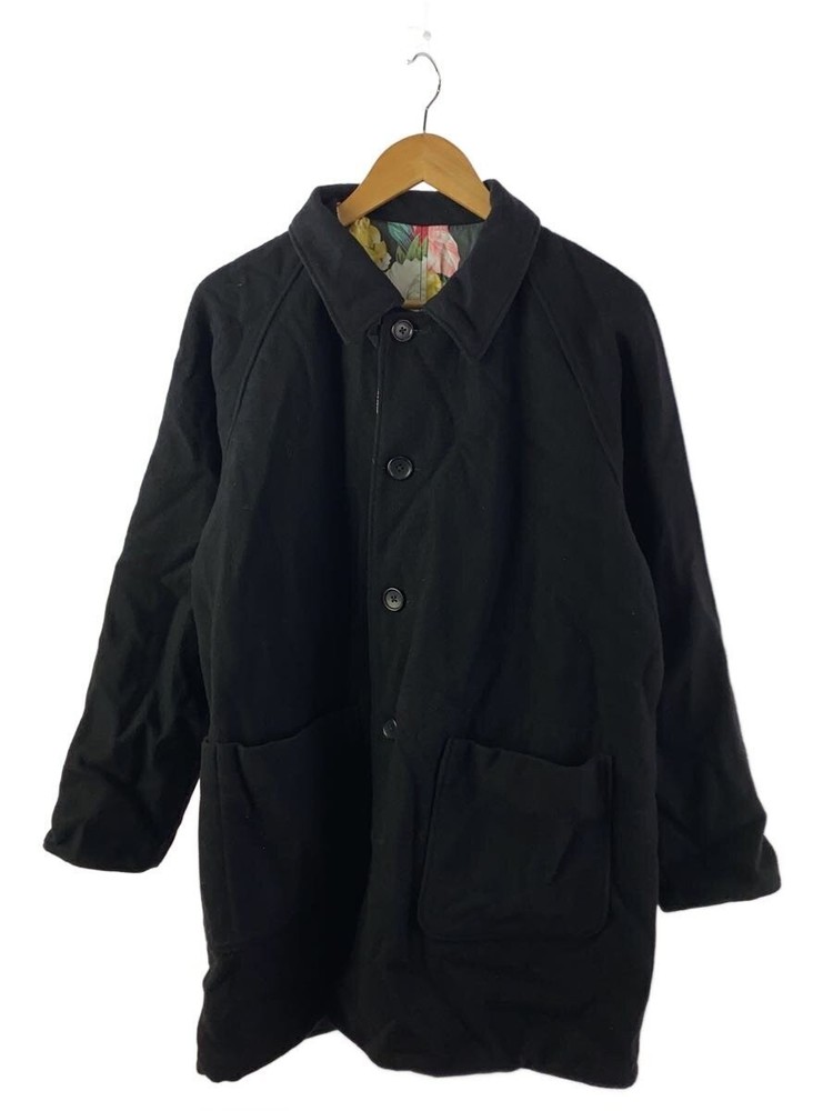 Engineered Garments  Steel Collar Coat/S/Wool/Blk// 3398